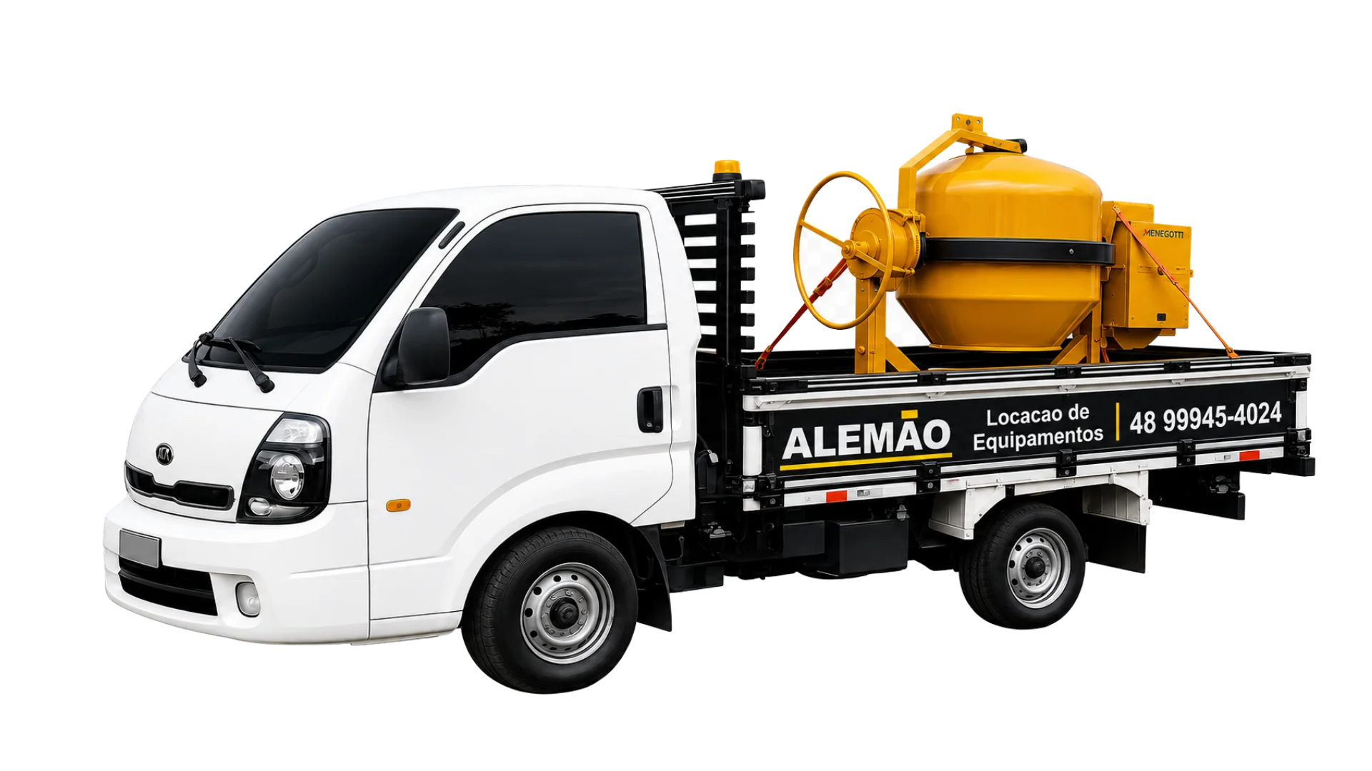 Caminhão da Alemão Locação de Equipamentos